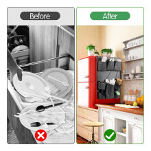 Fridge Organizer over the Fridge Storage Organizer, Fridge Organization and Storage Holds Pantry Goods