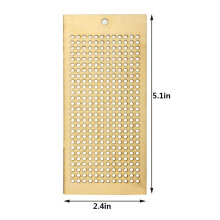 8 Stücke Holz Lesezeichen Leer Kreuz Stich Gemälde Kit Handwerk Mach Es Selbst Holz Handwerk Lesezeichen Ornamente für Kinder und Jugendliche