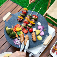 Outdoor Camping Grill Pan, Korean Barbecue Pot, Portable Cooking Frying Pan, Meat Pot Grill Pan, Picnic Grill Pan