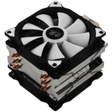 SNOWMAN M-T6 4PIN CPU Cooler Master 6 Heatpipe Double Fans 12cm Cooling Fan LGA775 1151 115X 1366 Support