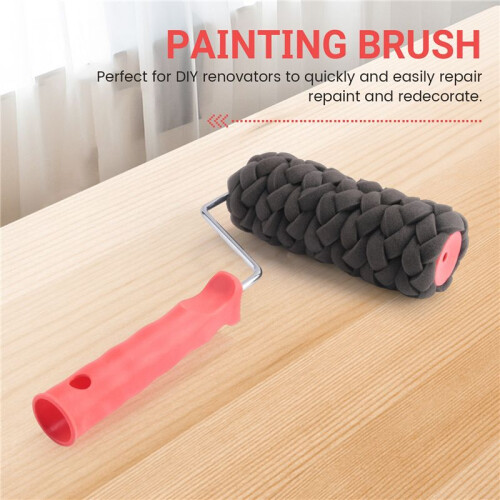 Pattern Paint Roller Tool Environmental Protection Stamp Painting Decorative Cylinder Tools Imitate Stone for Wall 1