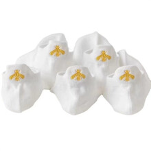 (Honey) 5 Pairs Non-Slip Boat Socks for Women