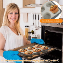 DIY Silicone Cake Mold Baking Mold Nonstick Cake Mold Enduring Baking Mold Easy to Demould Clean 2PCS