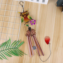 Home Fashion Dekoration Metall Windspiel Eule Windspiel Garten Outdoor Dekor Hängender Anhänger Geschenke Zubehör Werkzeuge B