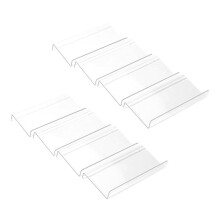 8 Stück Klarer Acryl-Gewürzschubladen-Organizer, Gewürzgläser-Schubladeneinsatz, Küchengewürzregal für Schublade