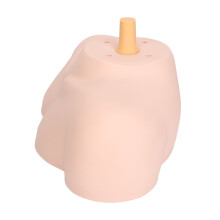 Washable Reusable PVC Mannequin Shoulder Model with Head and Bust Platform