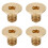 Pure Copper Flat Screws M4x6 50 Pack 1