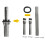 7 Set 5/8Inch Plug Wedges Feather Shims Concrete Rock Stone Splitter Hand Tools 16mm 4