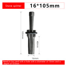7 Set 5/8Inch Plug Wedges Feather Shims Concrete Rock Stone Splitter Hand Tools 16mm