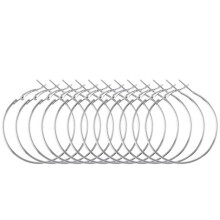 96Pcs Hoop Earrings Finding, for Jewelry Making, Gold Silver Open Beading DIY Earrings Art Accessories