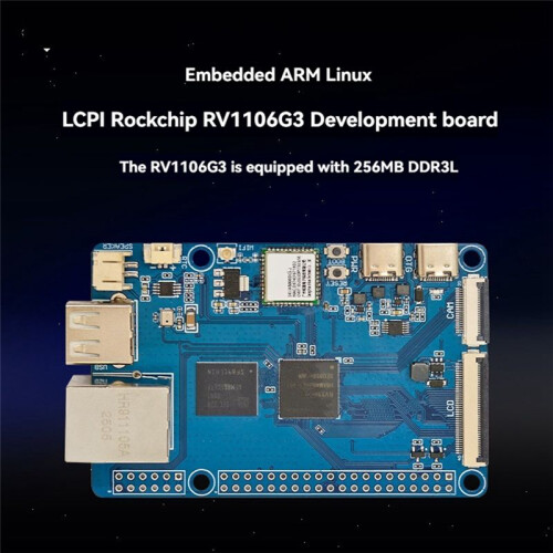 RV1106G3 Development Board 256MB DDR3L 1TOPS NPU WIFI6+BT 5.2 Linux AI Development Board Support Buildroot 1