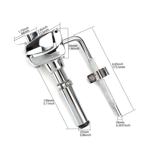 Drum Arm Support Bracket for Percussion Instruments, Stable Adjustable Stand Holder for Gigging Musicians 1