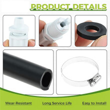 Offline Feeder Connection Kit with Saddle Clamp Chlorinator Feeder Hose Tubing Part for CL200 CL220 Offline Pool Feeder