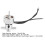 Brushless 1400KV Abversion Motor for Mini Quadcopter, 14.1mm, Silver 6