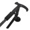 Telescopic Walking Stick - Adjustable Black Alloy 5