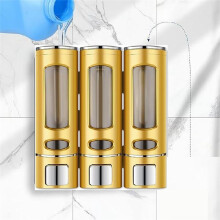 Organizzatore per Erogatore di Pompa per Doccia da Bagno Montato a Parete 3 in 1, Bottiglia per Contenitore per Condizionatore, per Dispenser di