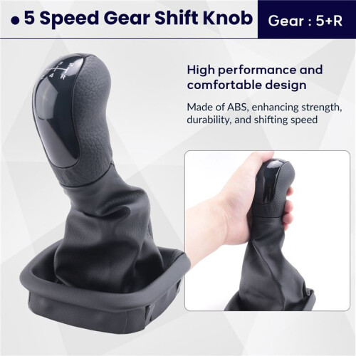 5 Speed Gear Shift Knob Gaiter Boot Shift  for   W168 a Class 1997-2004 2