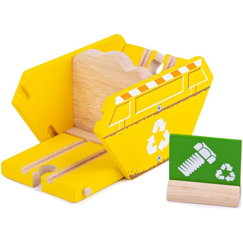 Bigjigs Zugzubehör Recyclingcontainer