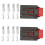 2Pcs Rear Tail Light Connector with Terminal Wire Harness Connector 7N0972704 for 3