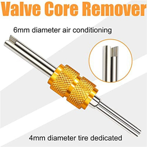 Adaptador R410A para  Condicionador de Ar Do Sistema Split HVAC 5/16 Polegadas FêMea para Alargamento Macho de 1/4 Polegadas, Removedor de NúCleo 1