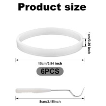 6pcs Sealing Gaskets for Auto-IQ Pro Extracto BL456-30 BL480 BL681A BL682 BL640