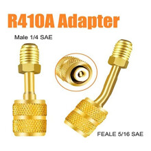 R410A-Adapter für -Split-System-Klimaanlage HVAC 5/16-Zoll-Buchse auf 1/4-Zoll-Stecker-BöRdel, Ventilkernentferner