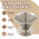 Pour over Coffee Dripper Reusable Drip Cone Coffee Filter Portable Pour over Coffee Maker Home Office Camping 1