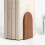 Fermalibri In Legno Fermalibri Antiscivolo per Scaffali Resistenti (4 Pezzi) 8