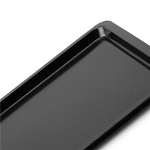 4Pcs Rectangular Non-Stick Bread Cake Baking Tray Baking Tray Oven Rectangular Black Baking Tray DIY Baking for Kitchen