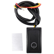 3X Jtron Car Button  DIY  Paste Type Off/  för Bil Läslampa/Blinkers Small Light  12V/200Ma