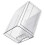 2X Plastic Fruit Vegetable Storage with Drainer Fridge Organizer Keep Fresh Food Container ,Single Layer 2