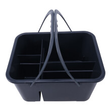2X Sundries Cleaning Basket Plastic Portable Tool Box Storage Basket Hotel Cleaning Cleaning Sanitation Tool Basket