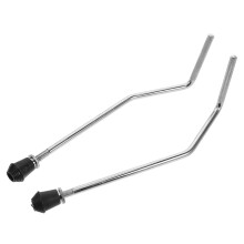 2pcs Snare Stand Replacement Legs with Floor Mount Brackets for Drum Kit Hardware