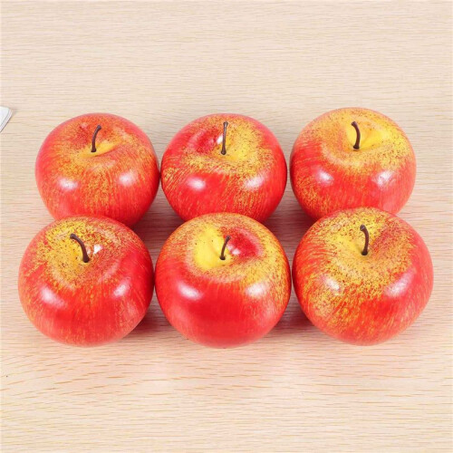 Decorative Artificial  Plastic Fruits Imitation Home Decor 18Pcs Red 1
