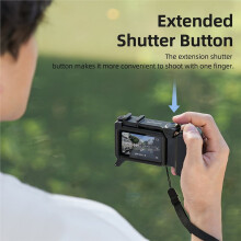 for Action 5pro/4/3 Street Sweeping Grip Frame Street Shooting Grip Quick Release Rabbit Cage Protective Case