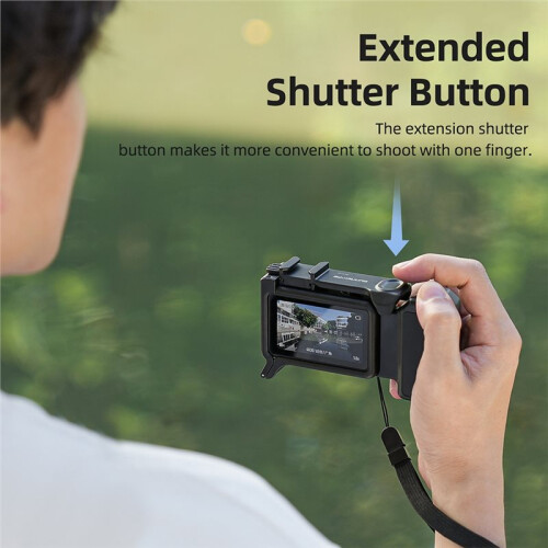 for  Action 5pro/4/3 Street Sweeping Grip Frame Street Shooting Grip Quick Release Rabbit Cage Protective Case