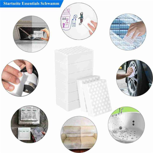 72PCs Magic Sponge High Density Compressed Cleaning Melamine Eraser Kitchen Bathroom Sofa Cleaning 2