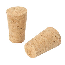 200Pcs Natural Wood Corks Wine Stopper Wood Bottle Stopper Cone Type Wine Bottle Corks Plug