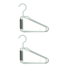 16Pcs Foldable Hangers, Plastic Foldable Hangers, Portable Folding Clothes Hanger, Foldable Travel Hangers (Green)