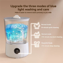 Underwear Washing Machine - Rechargeable Washing Machine W/ 1.5L Tubs, Hand-Wash Tech for Travel, Camping, Dorm