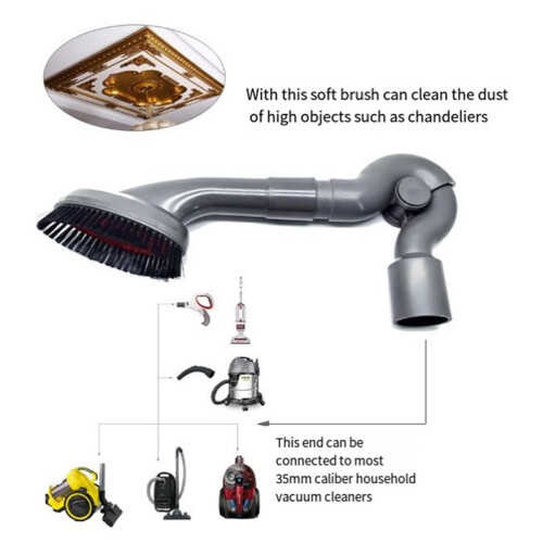 Universal Elbow Adapter Bottom 35-32mm Bore Quick Release Tool Bottom Adapter Vacuum Cleaner Accessories No Bending 2