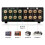 Dual Analog VU Meter Audio Switcher Box with Remote Control 2-Way Amplifier/Speaker Vintage 100W Max Power 6