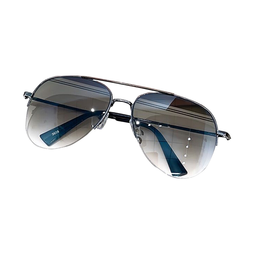 Roc-Electron Grey/Green ( Gun Frame) Uv Shades For Women & Men, Lightweight Large Frame