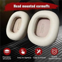 Replacement Ear Pads Cushions for Baseus H1S Headphones Soft Foam Earpads Comfortable over Ear Covers