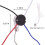 2X Ceiling Fan  Kit 3 Speed 4 Wire, Fan  Speed Control , ZE-208S Pull Wire  with Rope Silver 7