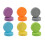 36Pcs Plastic Regular Mouth Jar Lids for , Kerr and More with Rings - Colored Plastic Storage Cap 7