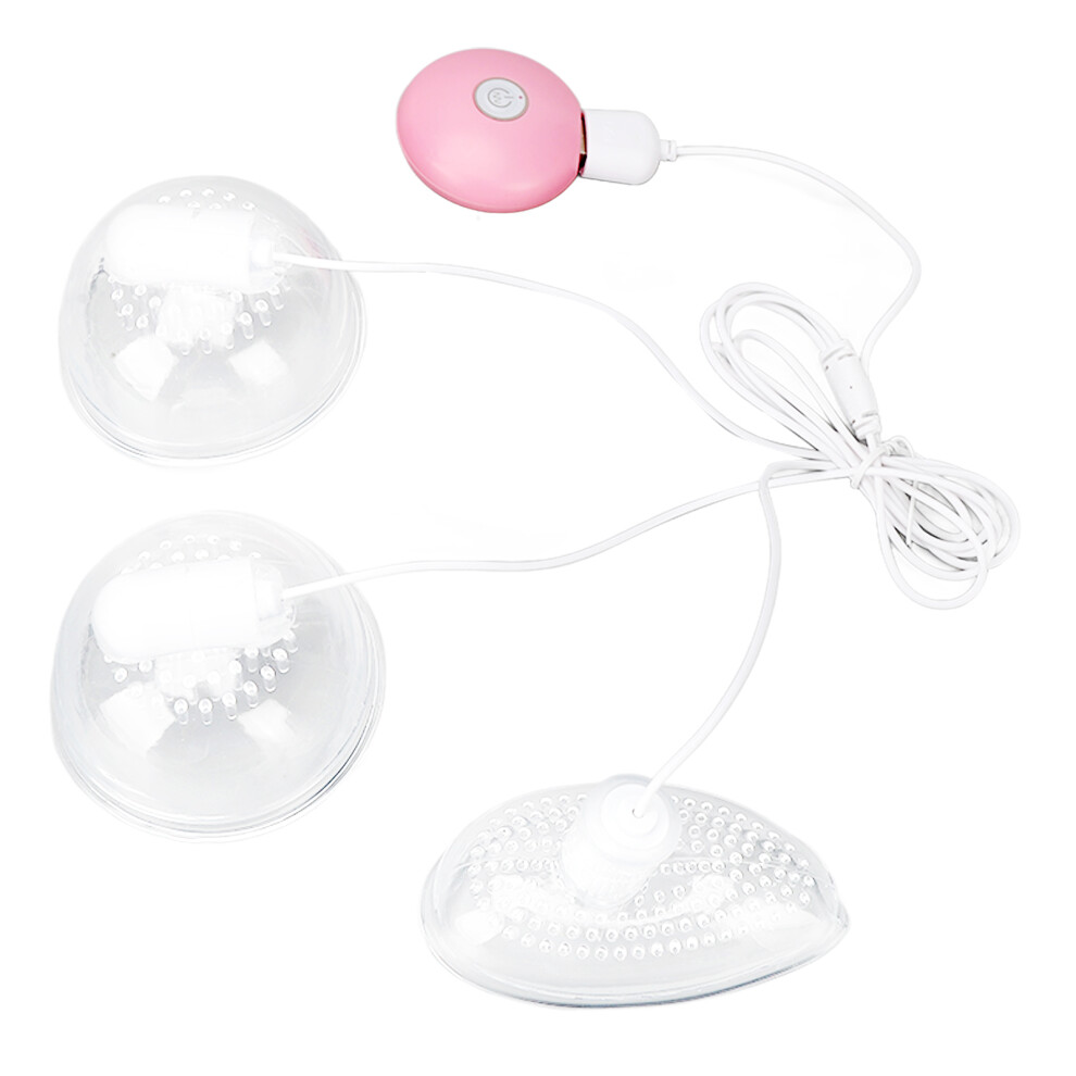 Waterproof Silicone Breast Massager 10 Modes 3 Heads 500mAh Lithium Battery
