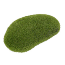 80 Pieces 2 Sizes Artificial Moss Rocks Decorative Faux Green Moss Covered Stones
