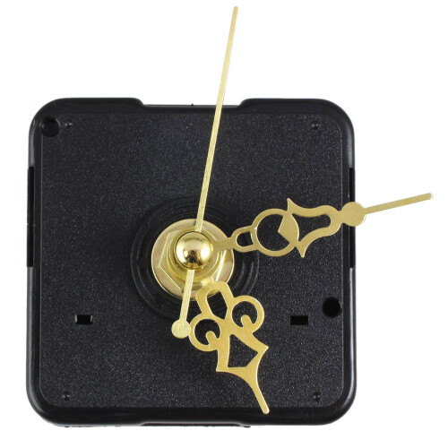 2X DIY Clock Metal Texture  Wall Clock Retro Wall Clock Movement Accessories 2