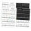 2 Sets Piano Keyboard Stickers with Key Note Labels for Beginners, Fast Learning and Error Reduction 1